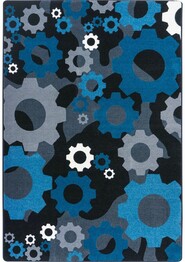 Joy Carpets Kid Essentials Shifting Gears Sapphire